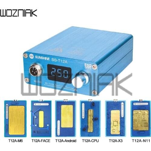 T12A Soldering Station Kit Motherboard Repair Tool for iPhone 11 11PRO X XS MAX Mobile Phone CPU NAND Face ID Heating Platform
