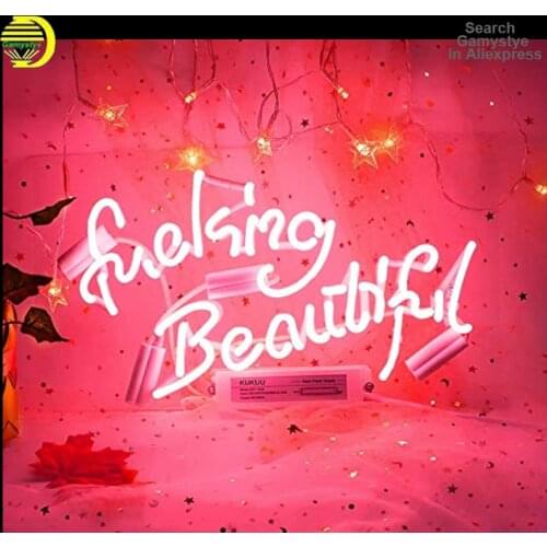 Neon Sign Light 10Kv For Beautiful Poster Store Decor Beer Bar Lamp Girls Iconic Sign Room Decor Aesthetic Neon Light Sign Wall