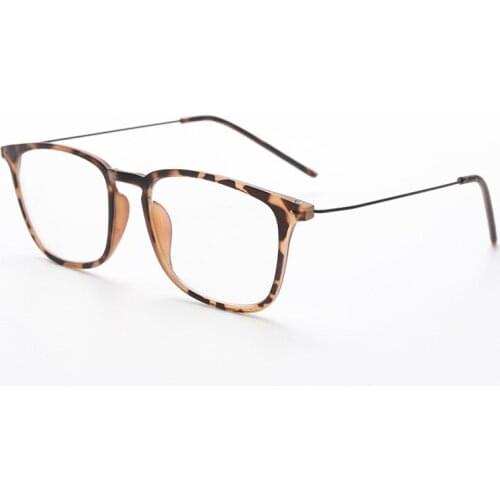 2020 New Classic Vintage Glasses Frame Square Lens Flat Myopia Optical Mirror Simple Women/Men Prescription Glasses Frame