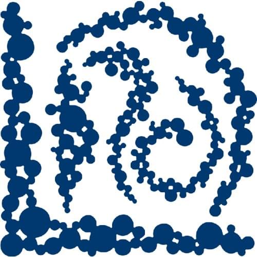 New 2021Bubble Frame Metal Cutting Dies for DIY Scrapbooking and Card Making Decorative Embossing Craft No Stamp