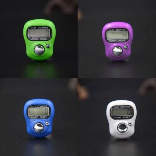 New LCD Digital Display With Light Stitch Marker Row Finger Counter For Sewing Knitting Weave Buddha Pray Soccer Accessories