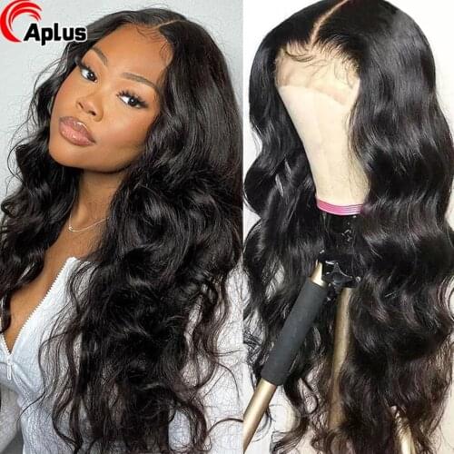 Body Wave Wig Human Hair Transparent Lace Wig Body wave 13x4x1 T Part Lace Wig Human Hair 30 Inch Wigs For Black Women Brazilian
