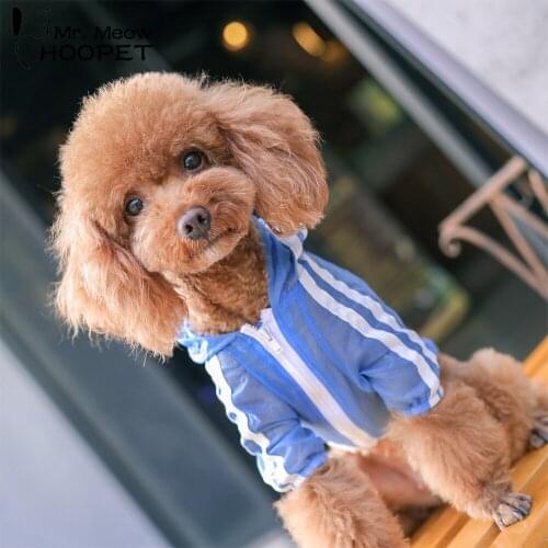 Hot Pet UV Clothing Sun Protection Dog Jacket Quick Dry Slim-Fit Waterproof Thin Transparent Cat Puppy Hoodie Coat