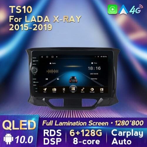 QLED Android 10 RDS Octa Core DSP IPS For LADA X ray Xray 2015 - 2019 Car Audio Radio Multimedia player