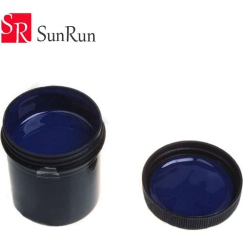 1pcs Self drying type 100g Photoresist Anti-etching Blue Ink Paint for DIY PCB Dry Film Replacement