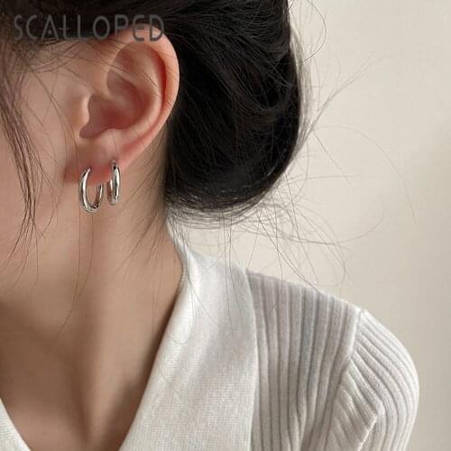 Scalloped Earrings Rings