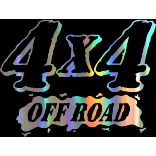 Small Town Car Sticker 3D 19*13.8cm Off-Road Vehicle Funny Sticker On Car Motorcycle Reflective Laser Decals Sticker Vinly Car S