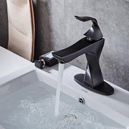 Basin Faucets Brass Taps Contemporary Single Handle Mixer Tap Bathroom Faucets Hot And Cold Cock Wash Basin faucet D