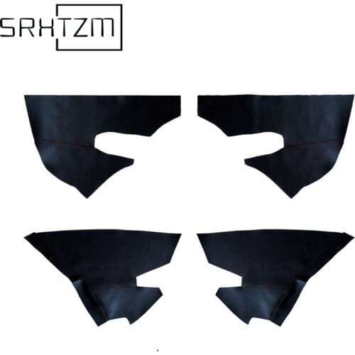 Car Styling Interior Microfiber Leather Door Panel Armrest Cover Protective Trim For VW Passat B6 2006 2007 2008 2009 2010