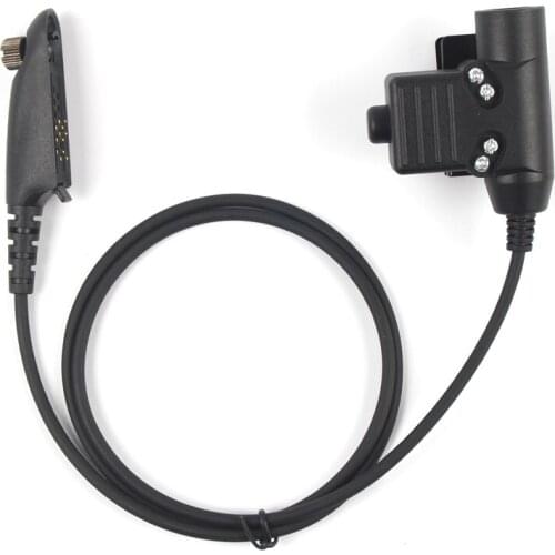 Tactical headset PTT U94 PTT for Motorola walkie talkie GP140 GP320 GP328 GP338 GP340