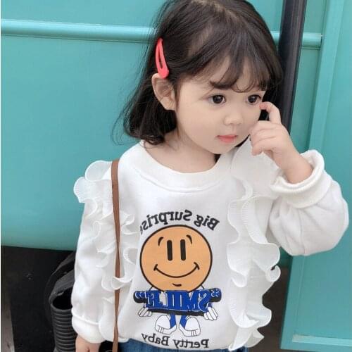 Girls' Hoodies Sweatshirts Kids Outwear 2021 Classic Velvet Thicken Warm Winter Autumn Cotton Fleece Plus Size Childrens Clothi