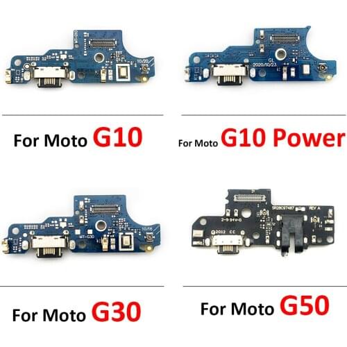 USB Charging Port Mic Microphone Dock Connector Board Flex Cable For Moto G Pro Stylus G Play G30 G10 E7 G9 Power Plus