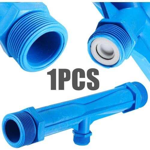 Blue Irrigation Venturi Fertilizer Injector Plastic Farming Water Tube Thread Irrigation Drip Device Garden Watering Tools
