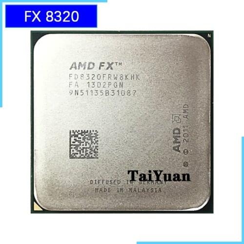 AMD FX-Series FX-8320 FX 8320 3.5 GHz Eight-Core CPU Processor FD8320FRW8KHK Socket AM3