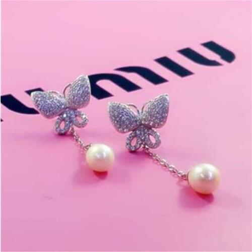 XB251 Luxury Designer Fashion 925 Sterling Silver Jewelry zirconia shinning for lady women,cute&sweet ag