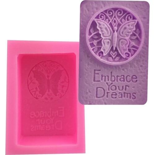 1 Pcs Rectangle Silicone Soap Mold Crafts Handmade Craft 3D Insect Soap Mold Soap Molds For Soap Making Soap DIY Tool