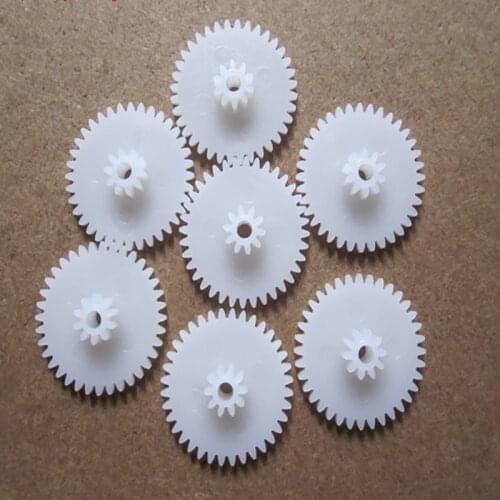 30pcs 36+10teeth 2mm hole shaft double plastic gears/reduction gear/diy toy parts technology model parts rc car 36102