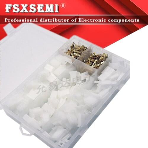 380Pcs/set Car Motorcycle Electrical 2.8mm 2 3 4 6 Pin Wire Terminal Connector Fixed Hook Male Female Terminals+Box