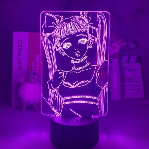 Paradise Kiss Miwako Sakurada Anime Led Night Light Bedroom Decoration 3d Table Lamp Manag Girls Lampara for Birthday Gifts