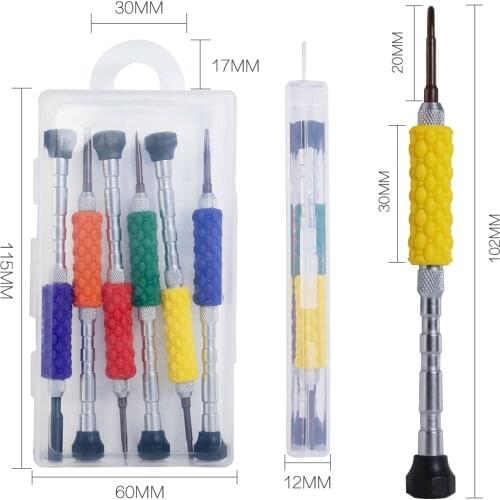 Free Shippin Cell Phone Repair Tools Pentalobe Torx Phillips Trigonal Screwdriver Set Kit for iPhone 7 8 8P X XS XSMAX 11 11PRO