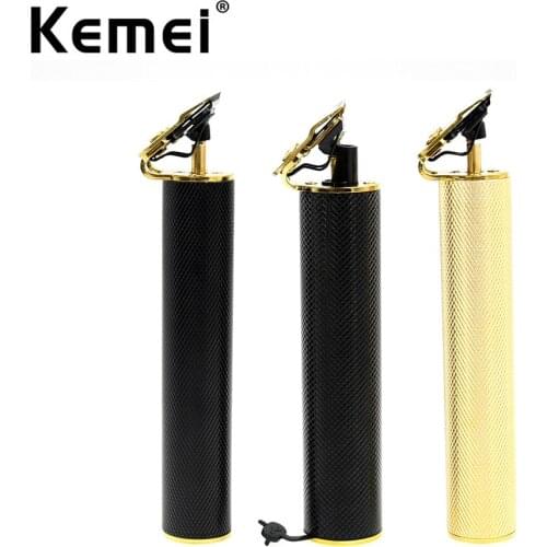 Kemei 1971B Cordless Trimmer USB Rechargeable Hair Clipper T-Outliner Skeleton Heavy Hitter Barber Oil head Baldheaded Cutter