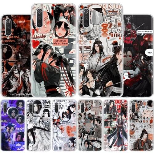 Anime Mo Dao Zu Shi MDZS Cover Phone Case For Xiaomi Redmi Note 10 9 9S 8T 8 7 6 5 9A 6A 7A 8A 9C K20 S2 Pro Luxury Soft Coque