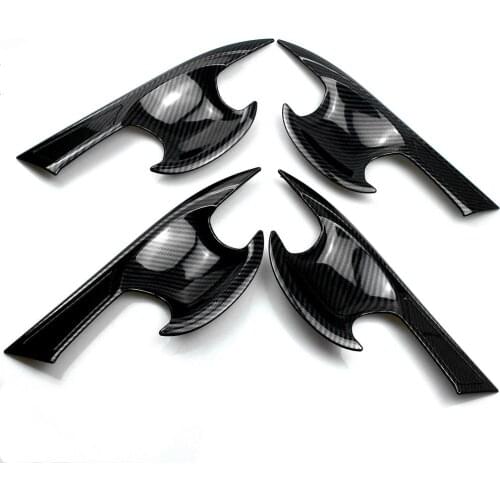 For Honda Civic 2016-2020 Carbon Fiber Style Door Handle Bowl Cover Decoration