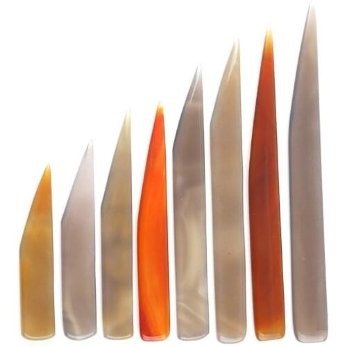 Ring Sizer Magic Faux Agate Knife Burnisher Polishing Hand Tool For Gold And Sliver clean Jewelry Making Tools