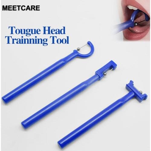 3pcs Kids Adult Tongue Tip Training Lateralization Expercise Training Month Muscle Tools Oral Flexibility Therapy Talk Tool