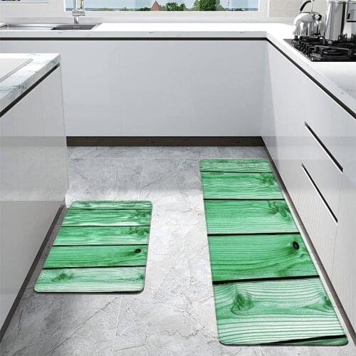 Spanish Doormat Wooden Floor Washable Entrance Door Carpet 40x60cm/50x80cm Large Kitchen Mat Dining Room Rug Nordic Style Decor