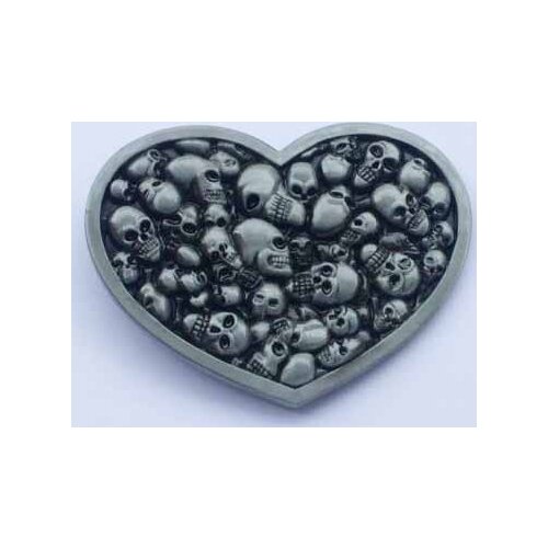 Heat Skull Belt Buckle Metal Fashion Mens Buckles Jeans Accessories Fit 4cm Wideth Belt