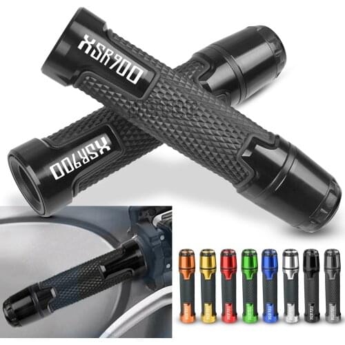 For Yamaha XSR 900 ABS 2016-2018 2017 XSR900 Motorcycle 7/8"22mm Anti-Slip Handlebar Grips With Ends Handle Caps Hand Bar Plugs