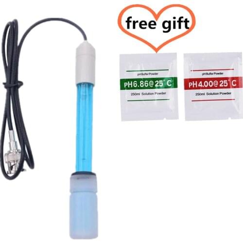 PH sensor electrode 0-14 pH Controller Electrode Probe BNC Connector, Replacement Kit for Aquarium PH Meter 26%off