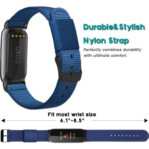 Suitable for Fitbit Luxe Canvas Strap Luxe Smart Bracelet Nylon Woven Fabric Wristband