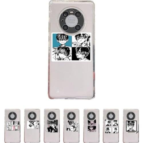 Jamular Toilet Bound Hanako Kun Phone Case Transparent For Huawei honor V 40 30 20 X note 10 pro lite max s Soft TPU Clear bags