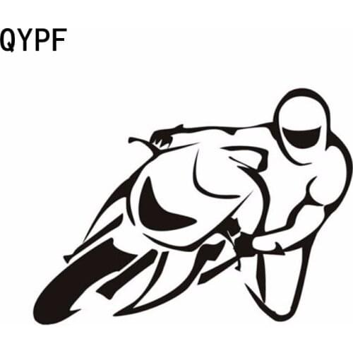 QYPF 13cm*10cm Car Styling Motor Speed Vinyl Car Stickers Black Silver S2-0091