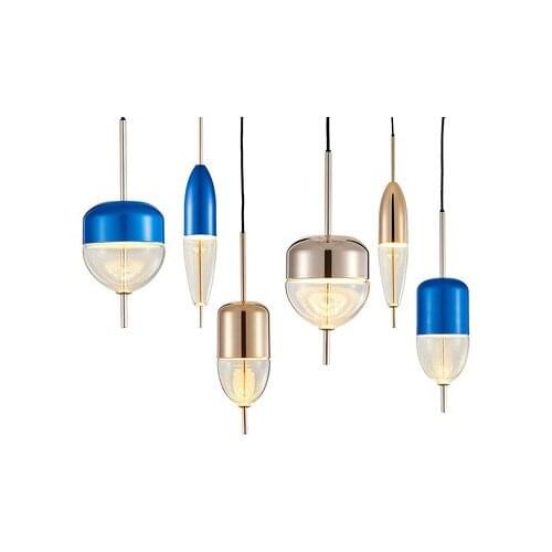 Modern led glass ball luminaire luminaire suspendu pendant light kitchen fixtures commercial lighting chandelier living room