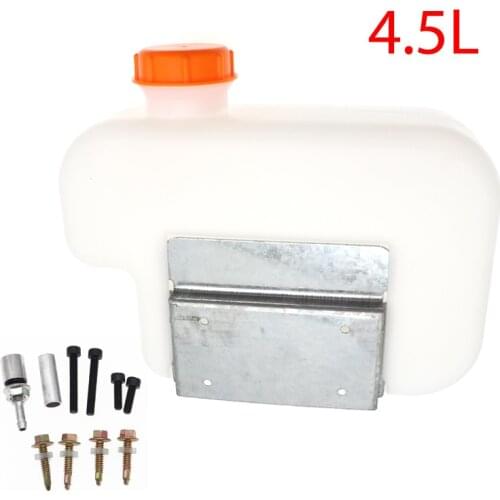 Universal 4.5L Plastic Fuel Oil Gasoline Water Tank Storge Box For Car Truck Boat Air Diesel Parking Heater + Bracket
