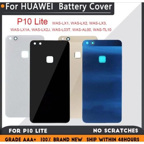 Back Battery Cover Door For Huawei P10 Lite WAS-LX1 LX2 LX3 LX1A LX2J With repair parts,For P10 Lite Housing Rear Replacement