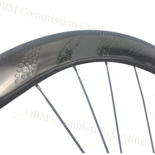 4-5-4 25mm Wideth 700C Carbon road Wheels Clincher Rim 58mm carbon clincher wheels rims dimple New arrival carbon wheelset