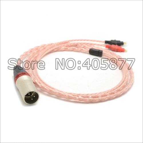 4pin XLR Male 5N pure copper Cable for HD700 Headphone Headset cable
