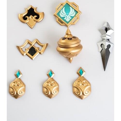 Genshin Impact Xiao Cosplay Costume Accessories Props