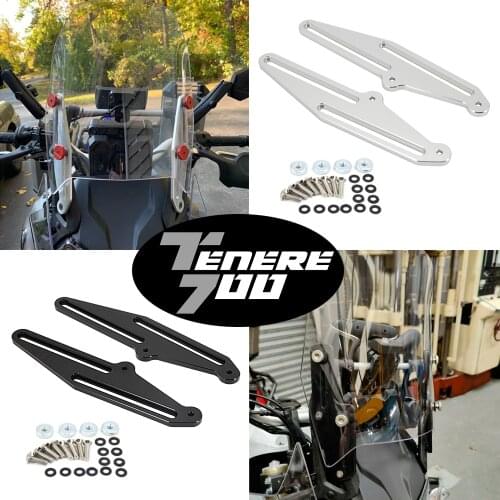 Motorcycle Accessories For YAMAHA TENERE 700 T700 T 700 XT700Z Windscreen Adjuster Windshield Bracket Tenere 700 T7 2019-2020