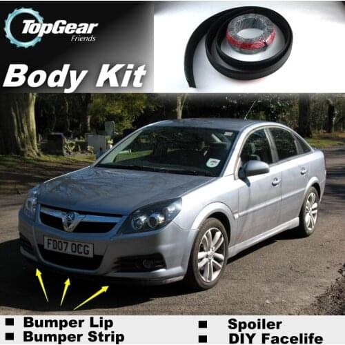 Bumper Lip Lips For Vauxhall Vectra / Top Gear Shop Spoiler For Car Tuning / TOPGEAR Recommend Body Kit + Strip