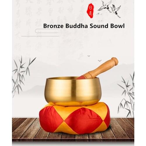 Pure copper handmade bowl yoga meditation chanting bowl sound therapy meditation bowl copper cymbal bowl home decoration