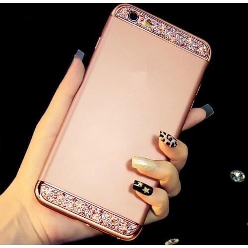Rhinestone phone Case For Xiaomi Mi 9 8 SE A2 6x Bling Glitter Shell For Redmi 6 pro 6a 7a 8A 4a 4x Note 8 7 6 5 5a Cover