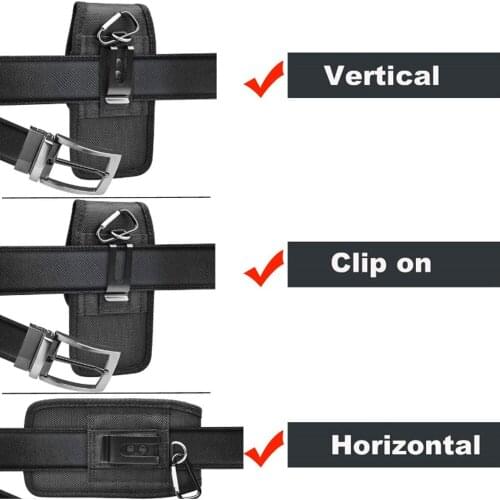 For Ulefone Armor X6 X7 Case Outdoor Waist Bag Card Slot Phone Holder Sport Belt Clip Pouch Nylon Pack