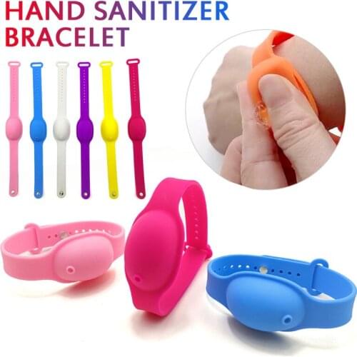 Hand Sanitizer Wristband Silicone Watch Strap Children No-Clean Hand Sanitizer Bracelet Adult Silicone Soap Bracelet NEW