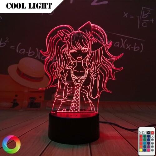 Anime Rem Re Zero Figure Night Light Led Touch Sensor Color Changing Baby Nightlight for Bedroom Decor Desk 3d Lamp Manga Gift