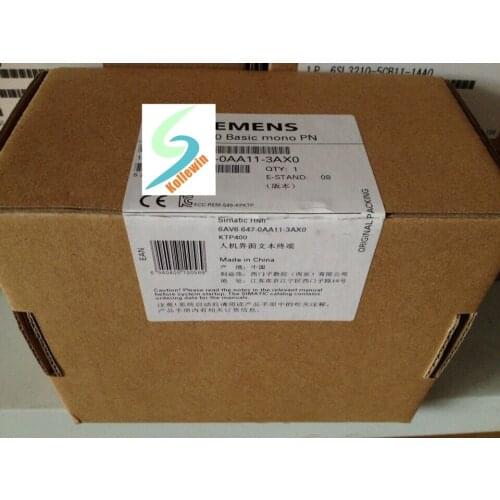 Original NEW 4" 6AV6647-0AA11-3AX0 SIMATIC HMI KTP400 BASIC MONO PN 6AV66470AA113AX0 KEY & TOUCH OPERATION 6AV6 647-0AA11-3AX0